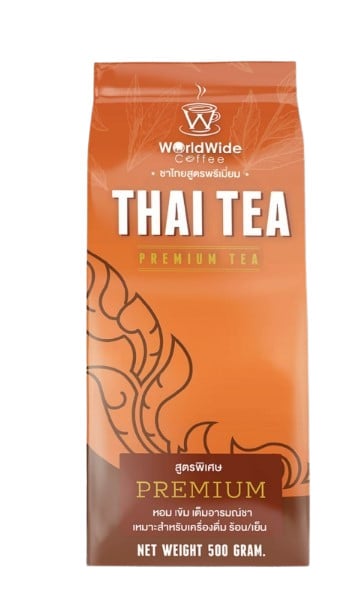 ชาไทย ยี่ห้อ เวิลด์ไวด์ คอฟฟี่ Worldwide​ Coffee Thai Tea Premium