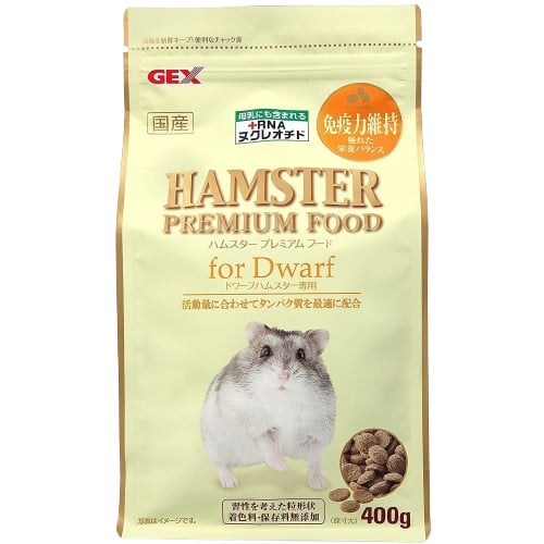 อาหารหนูแฮมสเตอร์ เกกซ์ พรีเมี่ยม ฟู้ด Gex Hamster Premium Food