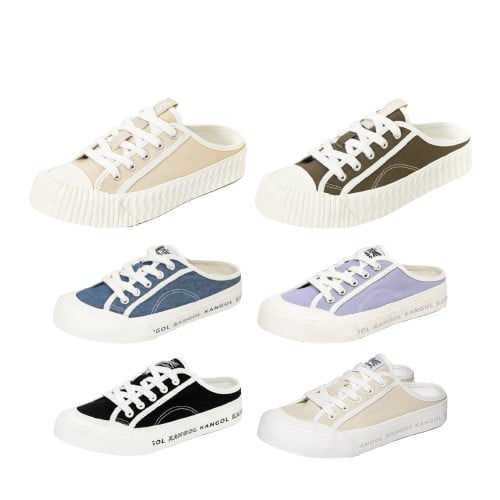 รองเท้าผ้าใบเปิดส้น แบบสลิปออน คังโกล (KANGOL SLIP ON SNEAKER)