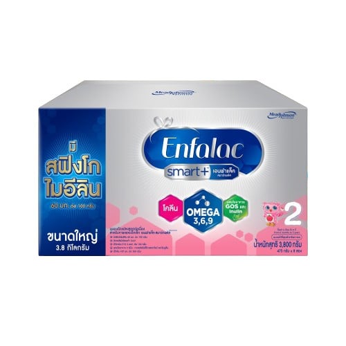 นม Enfalac Smart+ Formula 2 (นมเอนฟาแล็ค สมาร์ทพลัส สูตร 2)