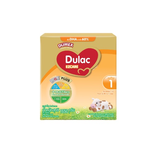 นมผง Dumex Dulac EZCare Iron Plus (นมดูเม็กซ์ ดูแลค สูตร1)