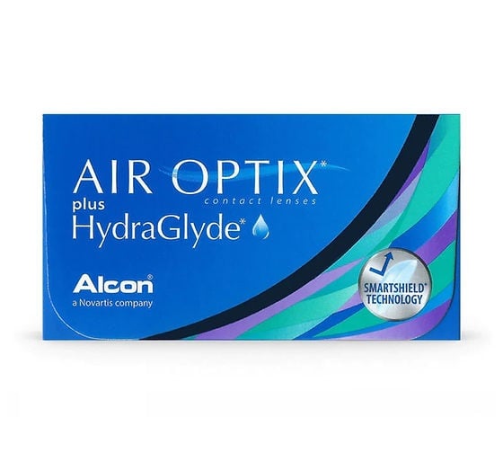 Air Optix Plus HydraGlyde คอนแทคเลนส์ใส รายเดือน