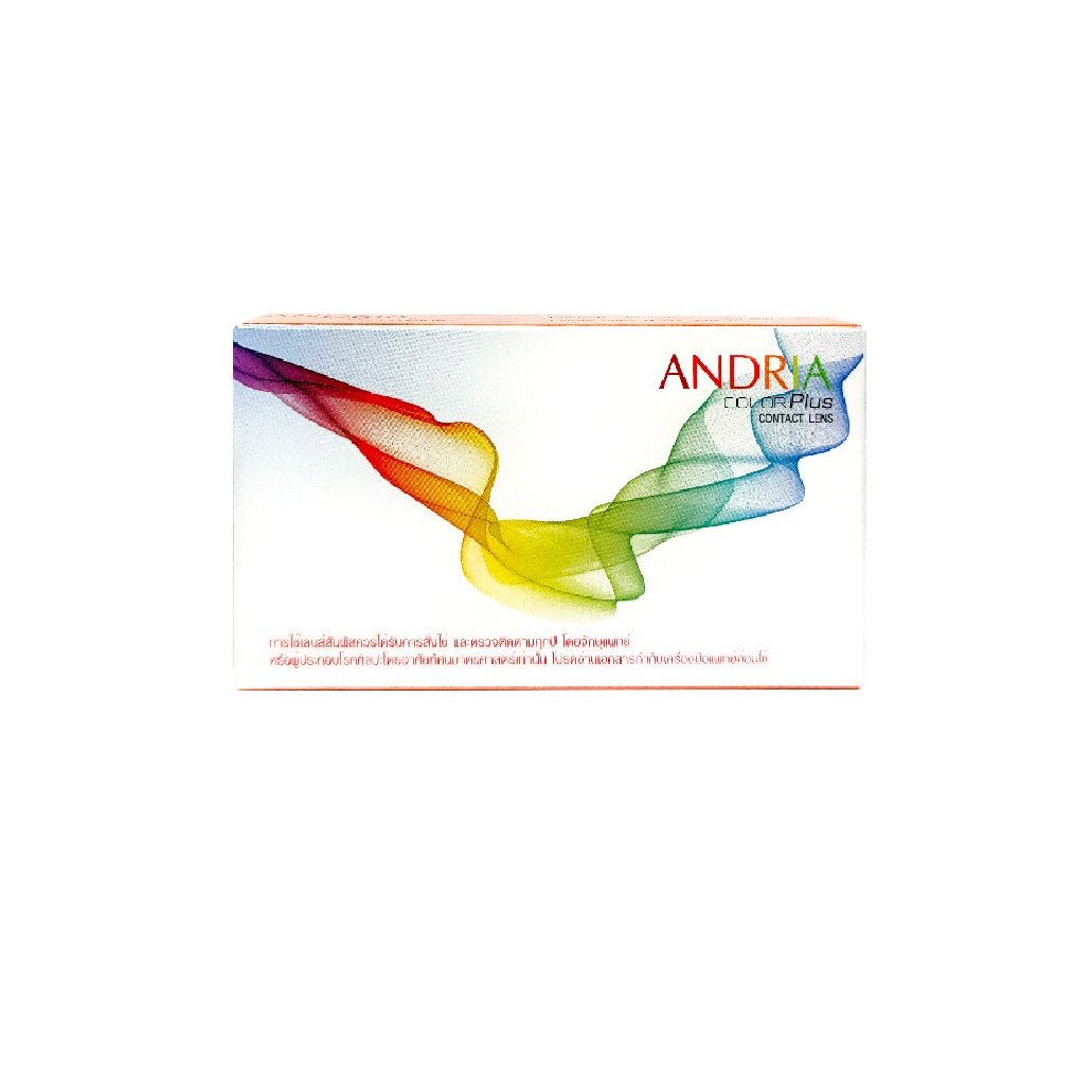 Andria Color Plus คอนแทคเลนส์สีรายเดือน สำหรับสายตาสั้น