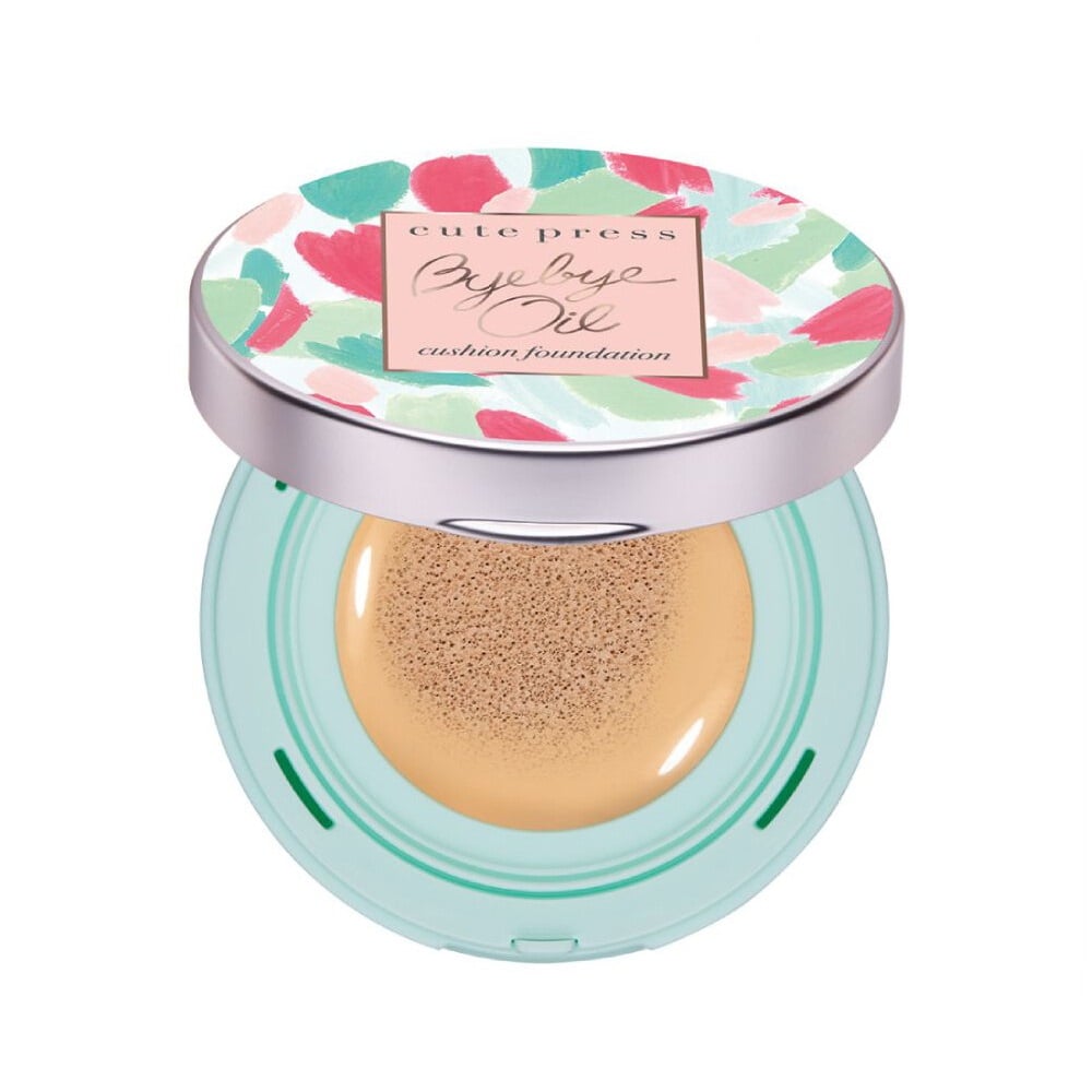 CUTE PRESS รองพื้น คุชชั่น BYE BYE OIL CUSHION FOUNDATION SPF 50+ PA+++