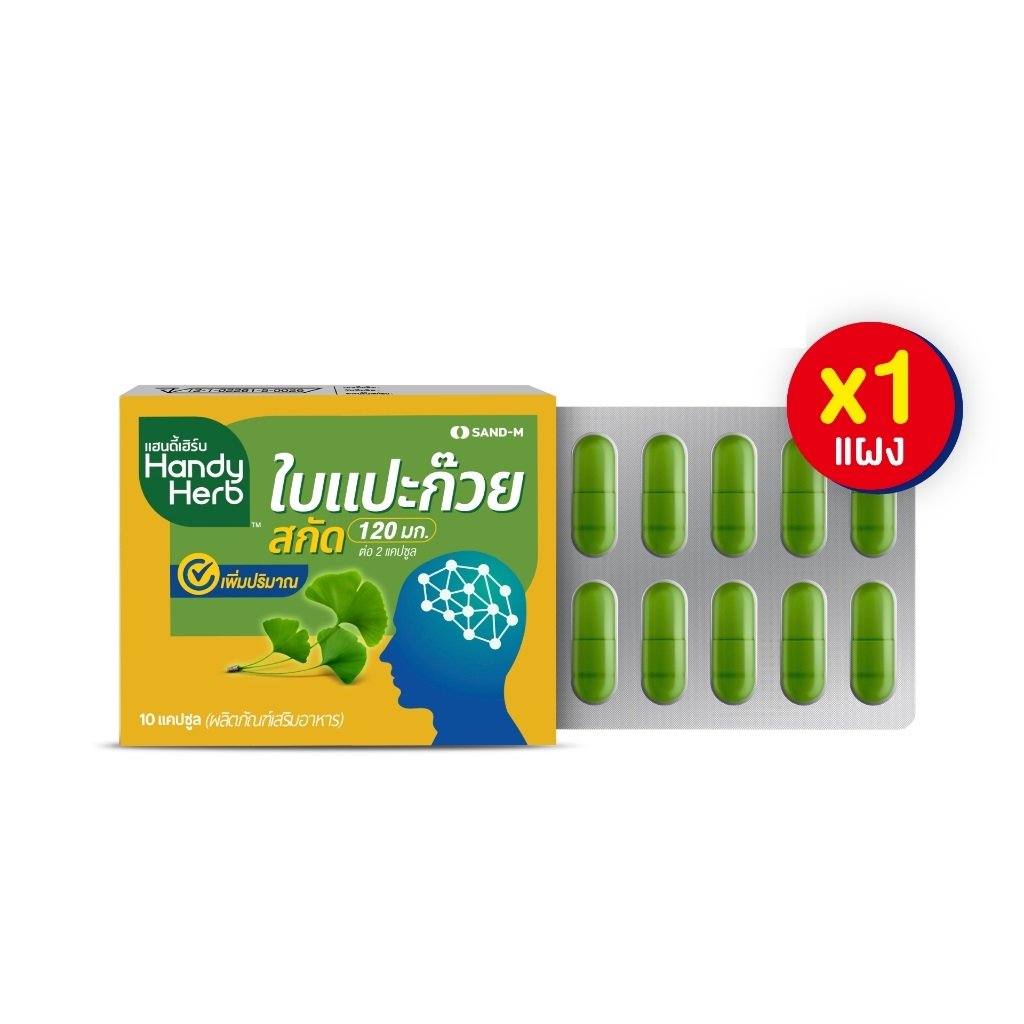 อาหารเสริม Handy Herb ใบแปะก๊วยสกัด