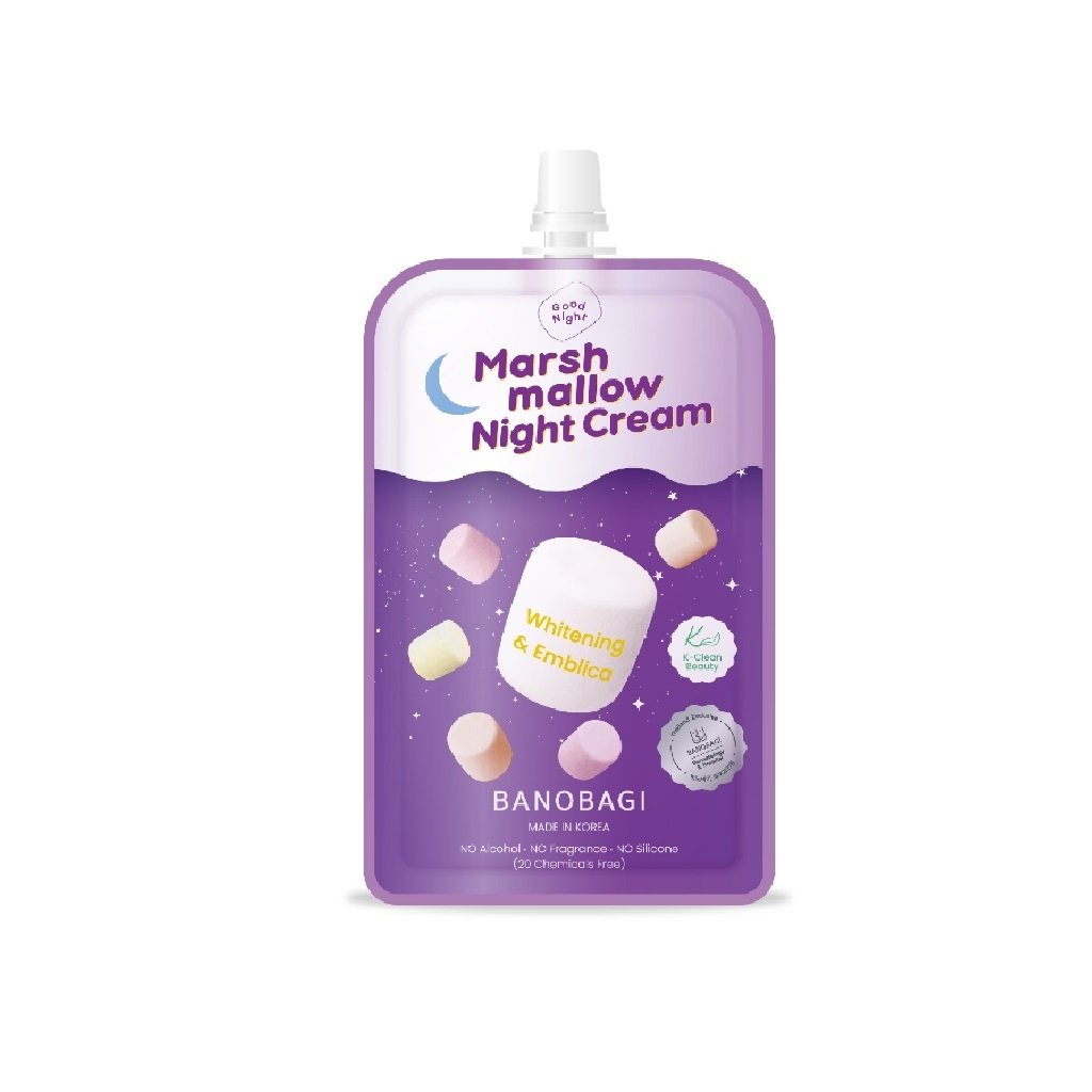 BANOBAGI Marshmallow Night Cream (1 ซอง)