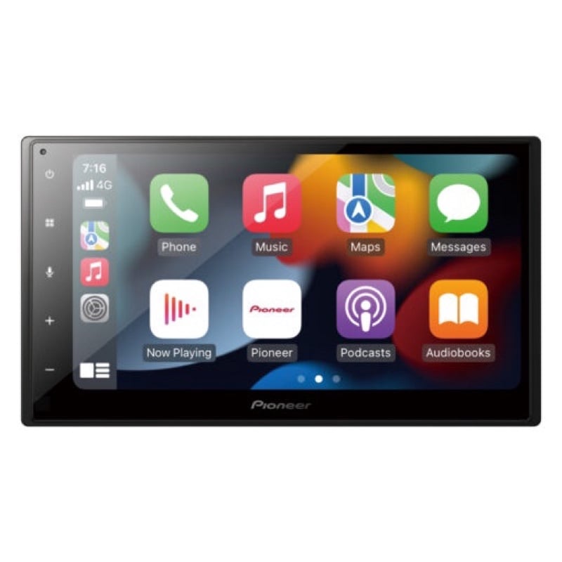 PIONEER DMH-A5450BT หน้าจอ 6.8 นิ้ว หน้าจอสัมผัส เชื่อมต่อ Apple CarPlay , Android Auto แบบไร้สาย