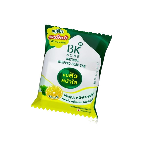 BK Acne Natural Whipped Soap C&E สบู่ล้างหน้าผิวใส