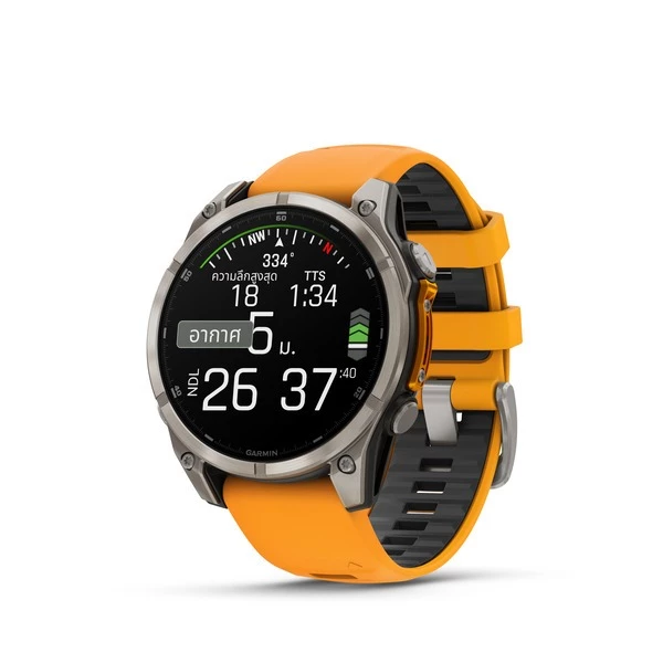 นาฬิกา Garmin Fenix 8 Series Smart Watch สำหรับคนรักการออกกำลังกาย ทนมาก