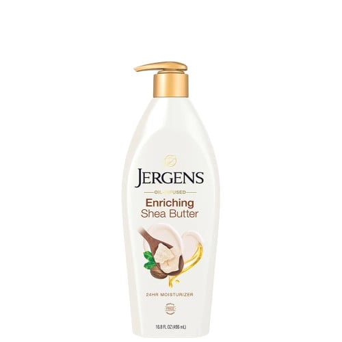 Jergens Oil-Infused Enriching Shea Butter โลชั่นซึมไว ให้ผิวชุ่มชื้น เหมาะกับคนท้องมีรอยแตกลาย