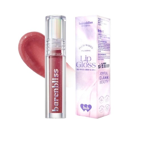 ลิปกลอส bnb Barenbliss Plum Makes Plumping Lip Gloss