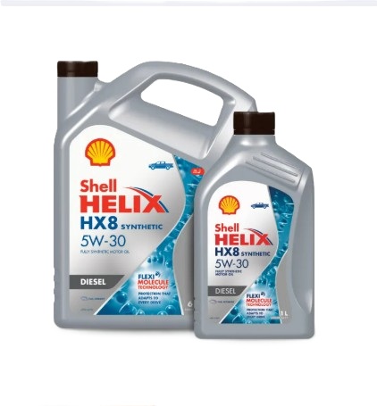 น้ํามันเครื่องดีเซล SHELL Helix HX8 5W-30 เหมาะสำหรับเครื่องยนต์ดีเซลทุกประเภท