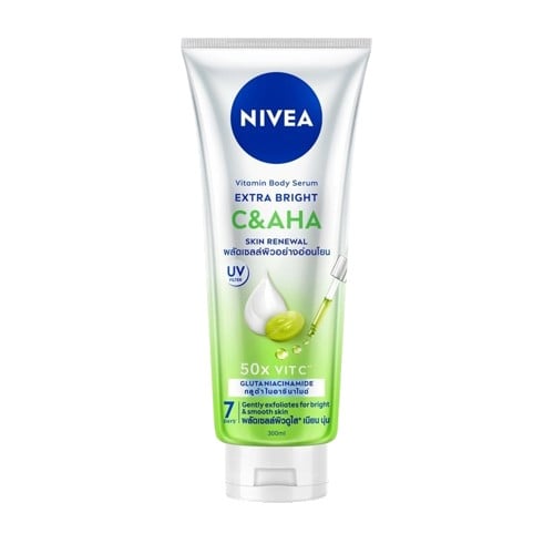 โลชั่นผิวขาว NIVEA Vitamin Body Serum Extra Bright C & AHA