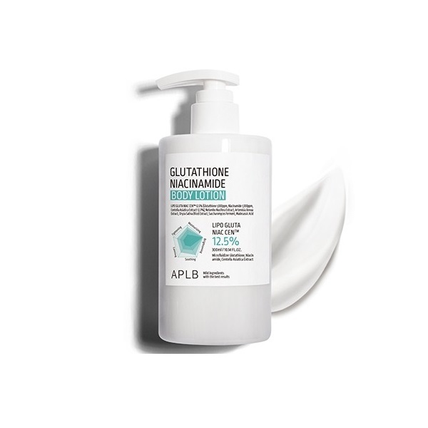 โลชั่นผิวขาว APLB Glutathione Niacinamide Body Lotion