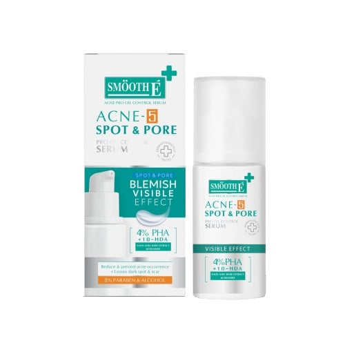 Smooth E Acne-5 SPOT & PORE SERUM