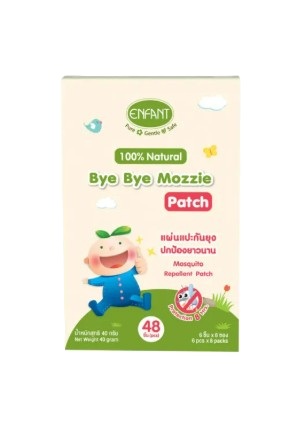 แผ่นแปะกันยุง ตราอองฟองต์ Enfant Bye Bye Mozzie Patch