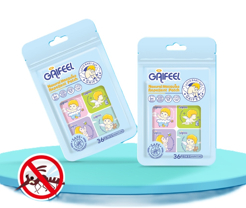 แผ่นแปะกันยุง ตราไกฟีล Gaifeel Mosquito Repellent Patch