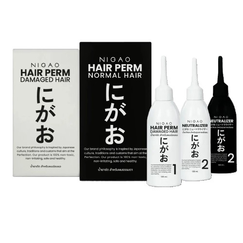 น้ำยาดัดผม นิกาโอะ แฮร์ เพิร์ม นอร์มอล แดเมจ แฮร์ ผมธรรมดา ผมอ่อนแอ Nigao Hair Perm Normal Damage Hair