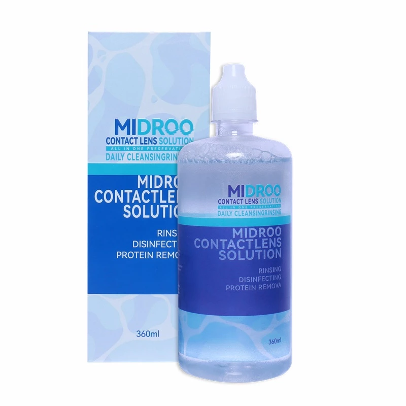 น้ำยาล้างคอนแทคเลนส์ Midroo Contact Lens Solution