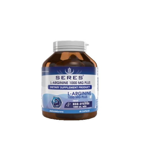 อาหารเสริมแอลอาร์จินีน SERES L-Arginine 1000 Plus Zinc