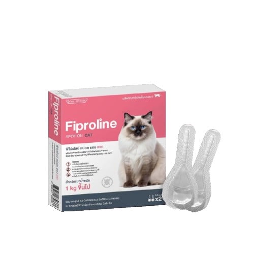 Fiproline สำหรับแมว ผลิตภัรฑ์ป้องกันและกำจัดเห็บ ชนิดหยดหลัง หยอดกำจัดเห็บ เห็บแมว