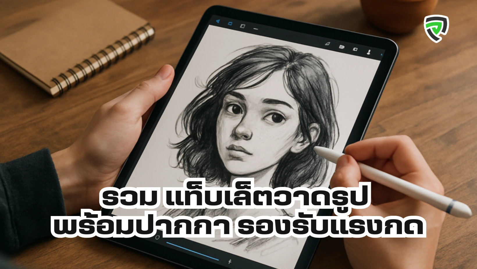 รวม แท็บเล็ตวาดรูป พร้อมปากกา รองรับแรงกด เส้นสวย คมชัด สมจริง.webp