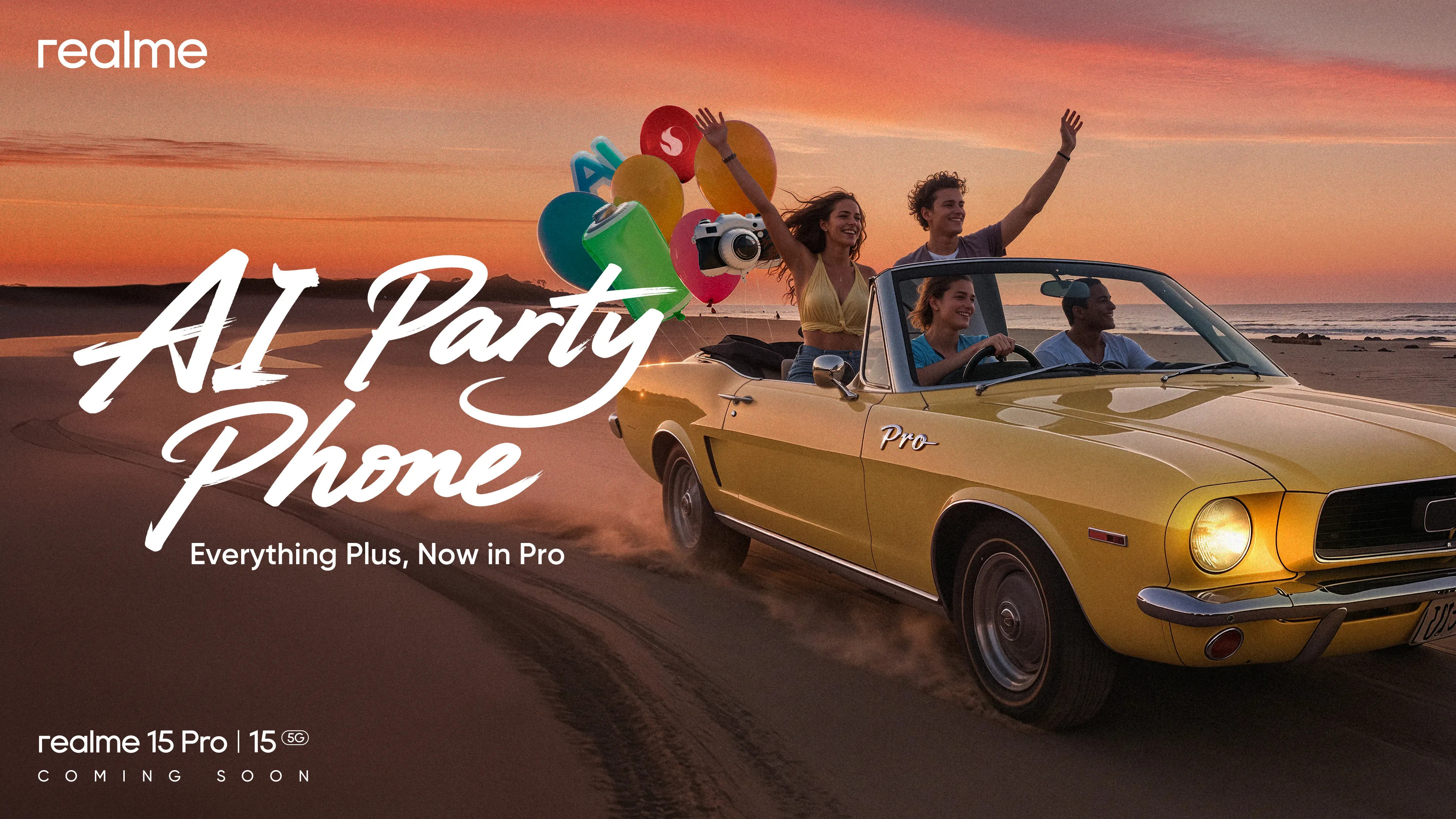 realme 15 Series เปิดตัวในอินเดีย: AI Party Phone พร้อมกล้องอัจฉริยะ
