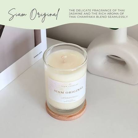 เทียนหอมแบรนด์ไทย SIAM AROMA Natural Soy Wax Candle