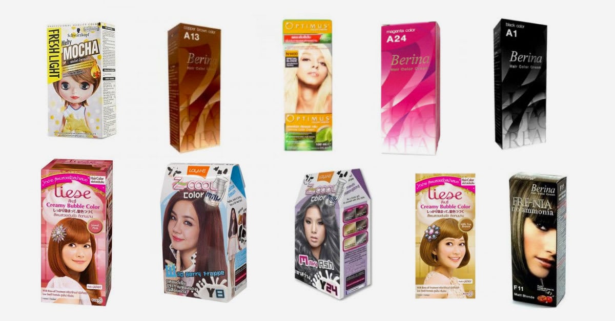 12 ผลิตภัณฑ์เปลี่ยนสีผม ที่ดีที่สุดในเมืองไทยในปี 2023 - รีวิวและราคา