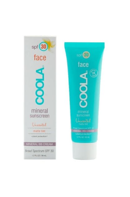 Coola SPF30 Unscented Mineral Face Organic Sunscreen  Best Organic Sunscreen