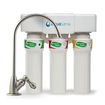 Aquasana 3-Stage Max Flow Claryum Under Sink Water Filter System