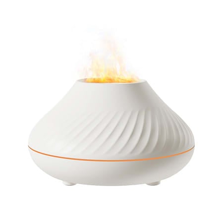 7 Color Flame Aroma Diffuser Essential Oil Lamp USB Portable Air Humidifier with Color Night Light