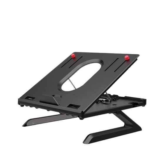 Multi-Angle Adjustable Laptop Stand with Phone Holder