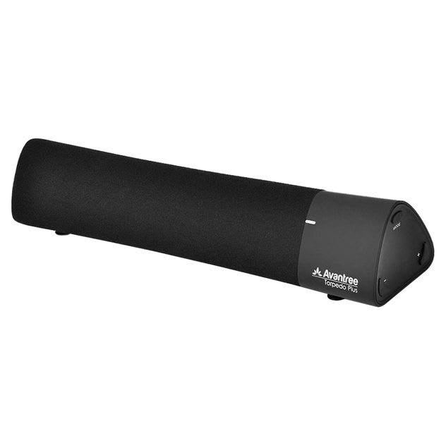 Avantree Torpedo Plus Wireless/Bluetooth Speaker Aptx Mini Audio Sound Bar Black