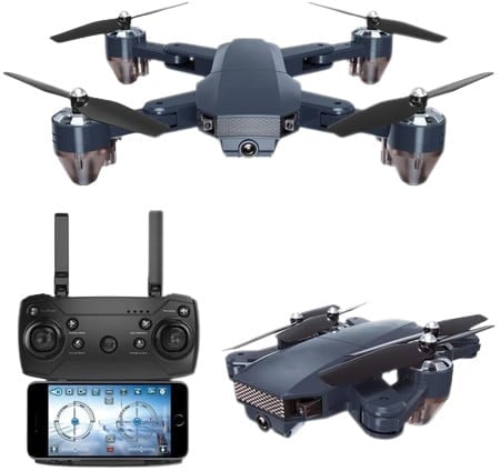 Drone avec caméra GPS gyroscopique à 4 axes pour adultes
