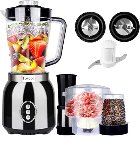 Toycol 4 in 1 Food Processor Blender Combo for Kitchen