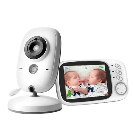 2.4G Wireless Video Baby Monitor with 3.2 inch LCD 2-Way Audio for Talking Night Vision Security Camera Surveillance
