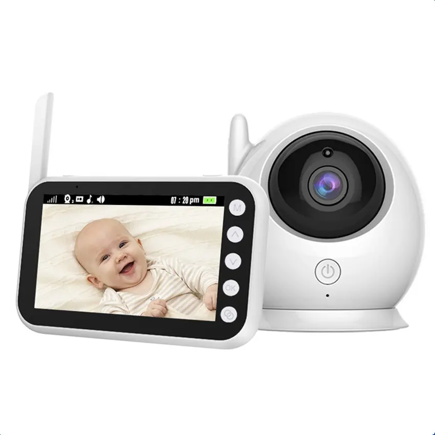 Baby Monitor with Camera and Audio 4.3 Inch Video Baby Monitor Night Vision