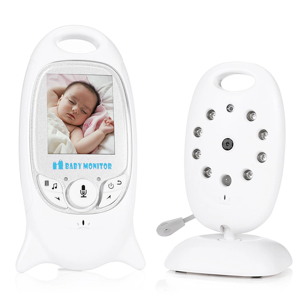 VB601 Wireless Video Baby Monitor with Camera Night Vision Infant Monitor Baby Digital Sleep Monitor Audio Music Temperature Display