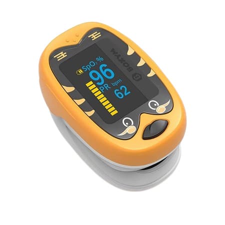 Boxym Yellow Tiger Fingertip Pulse Oximeter