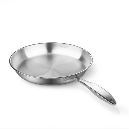 Stainless Steel Fry Pan 30cm 34cm Frying Pan Top Grade Induction Cooking