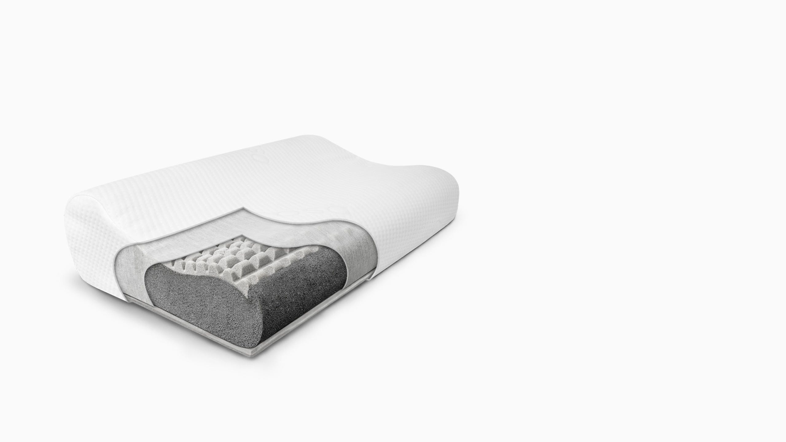 ECOSA Memory Foam Plush & Support Pillow