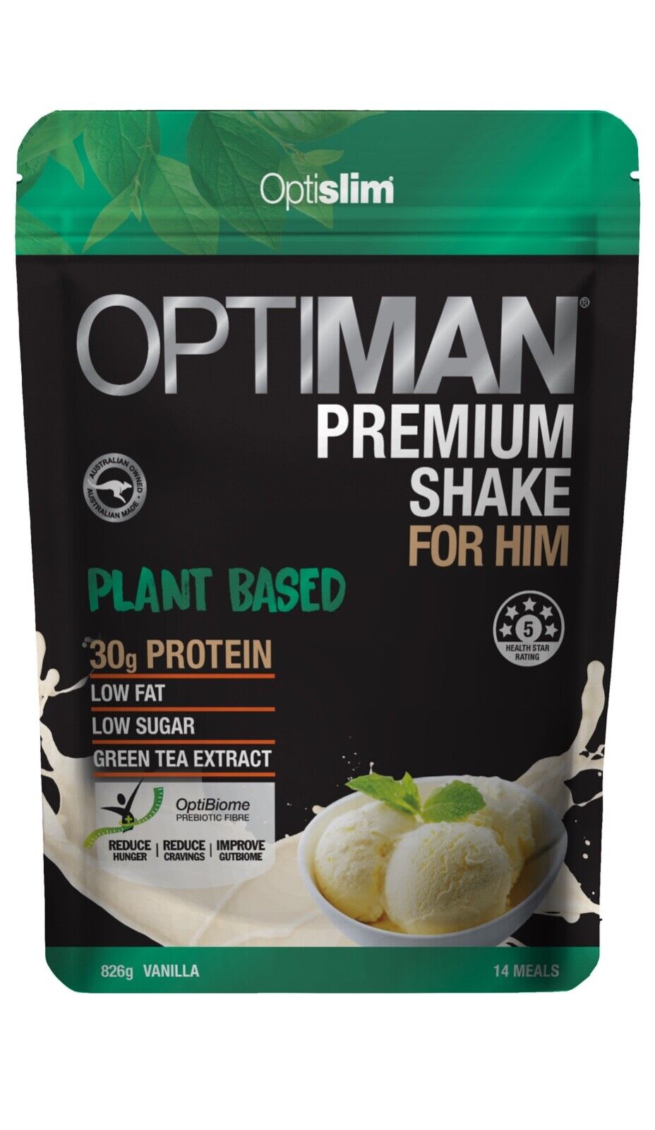 Optiman Premium Plant-Based Protein Powder