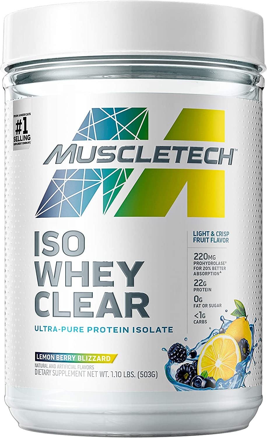 Muscletech Iso Whey Clear Protein Powder