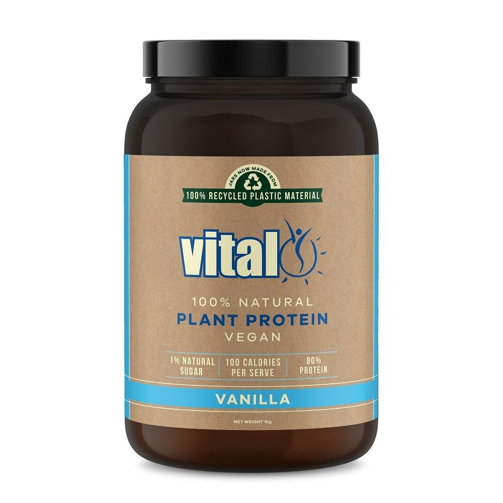 Vital Vanilla Plant-Based Protein Powder