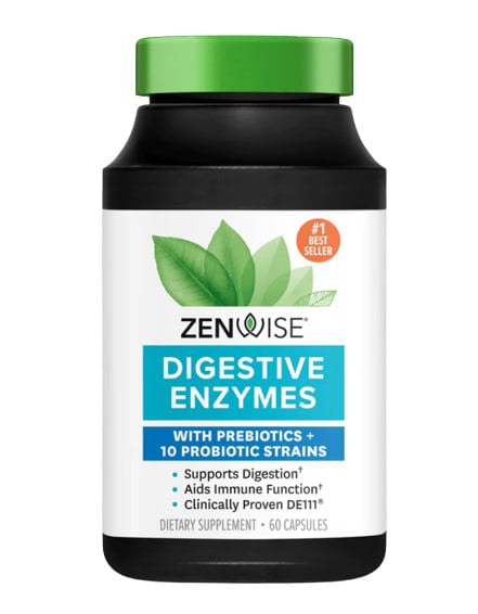 Zenwise Digestive Enzymes Prebiotics Plus Probiotics