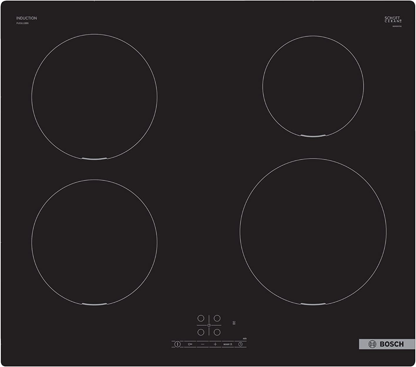 BOSCH Series 4 PUE611BB5B Electric Induction Cooktop