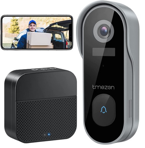 TMEZON 1080P HD WiFi Wireless Doorbell