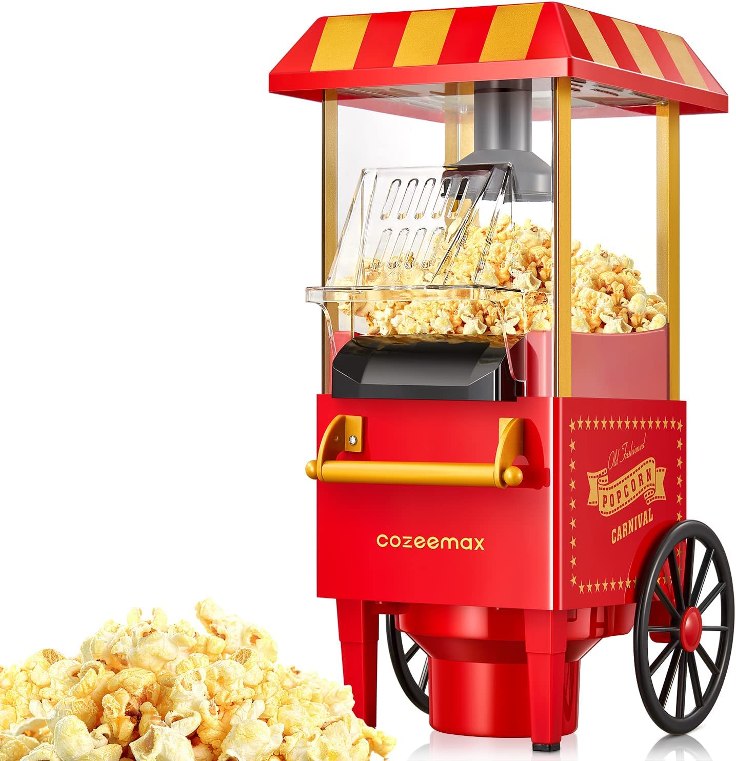 Cozeemax Retro Popcorn Machine