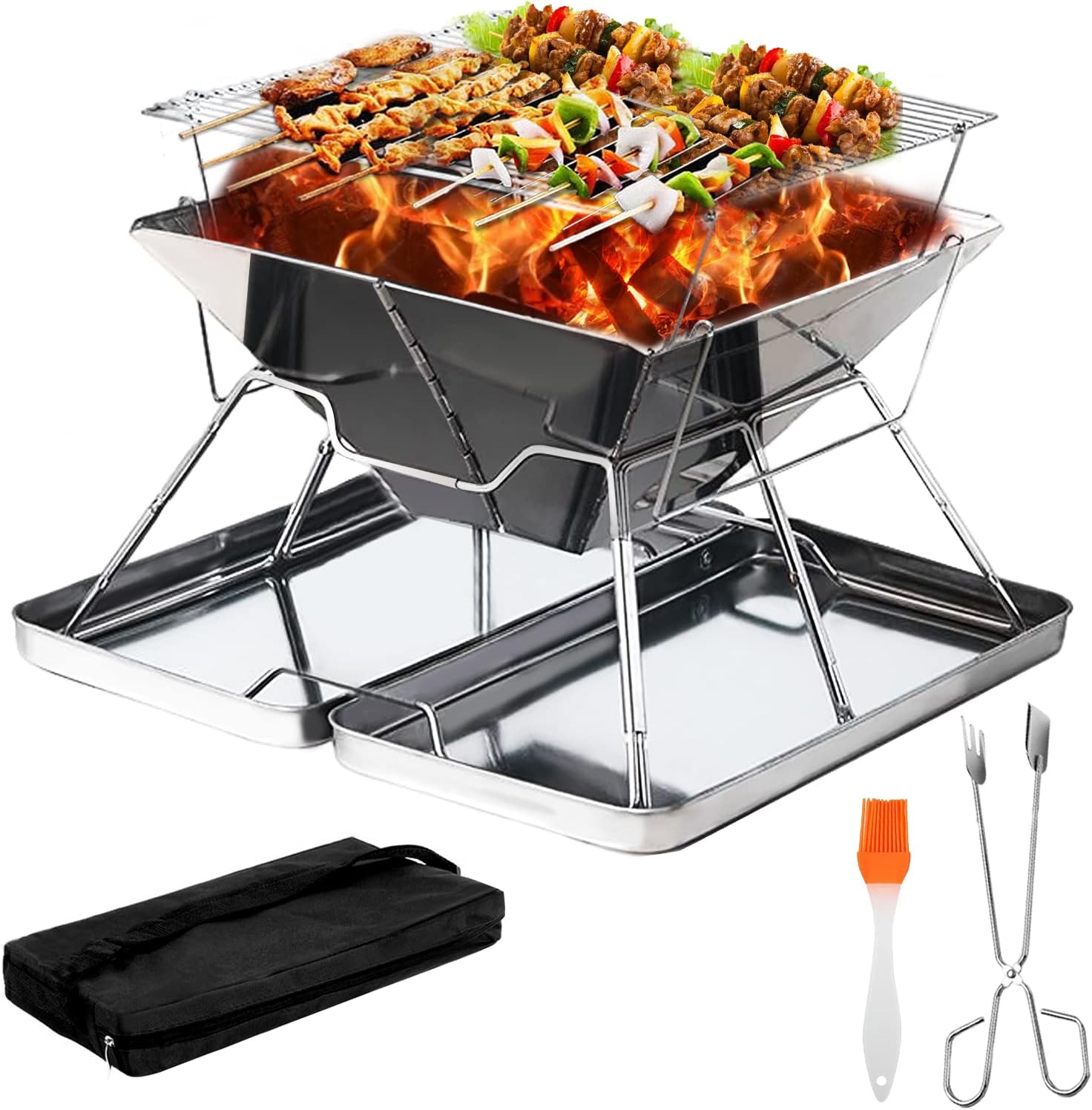 HELLOLAND Stainless Steel BBQ Grill